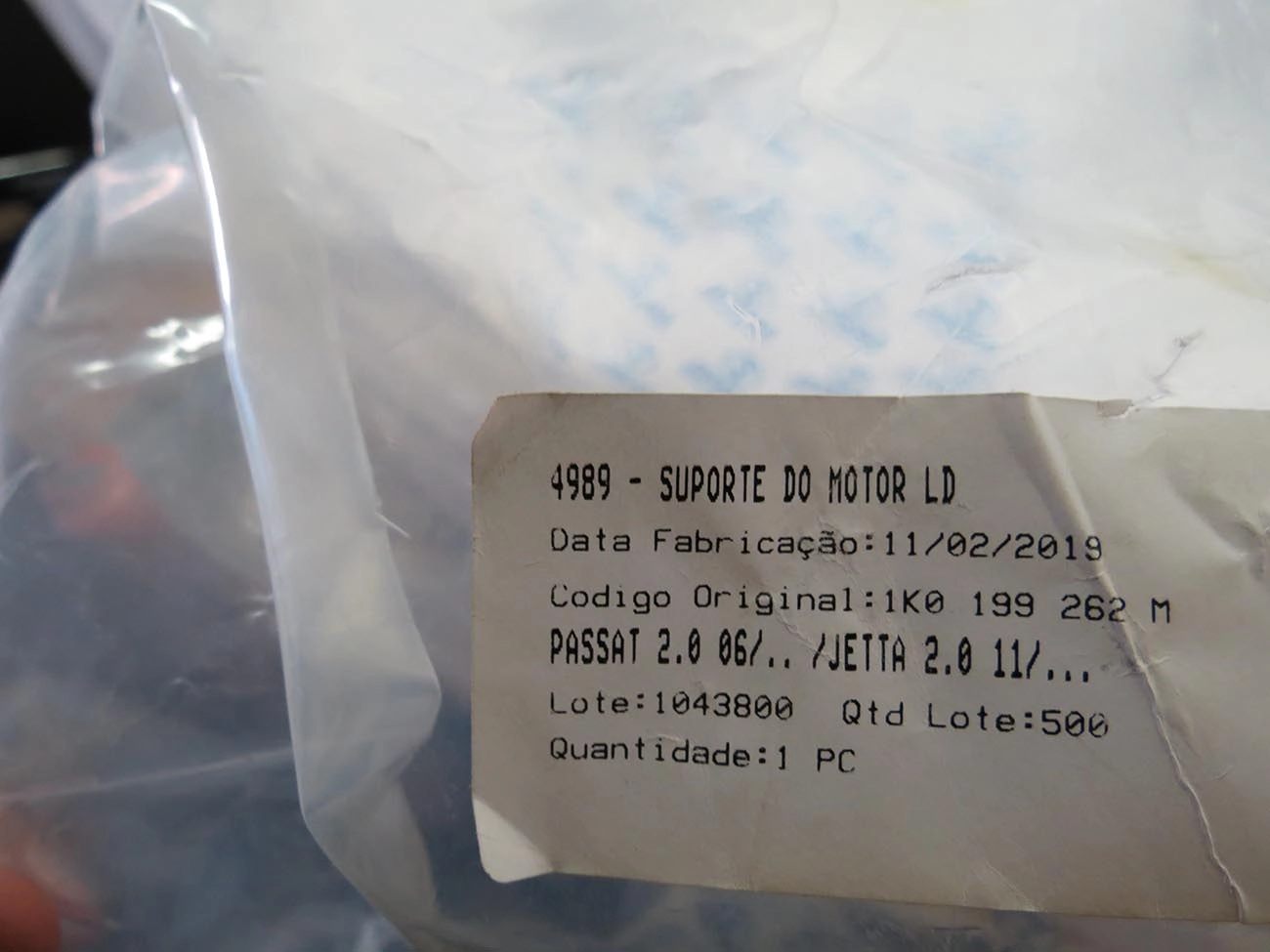 COXIM HIDRAULICO MOTOR DIREITO VW JETTA 2.0 07/ - PASSAT 2.0 TSI 06/ - AUDI A3 07/12 - FUSCA 13/