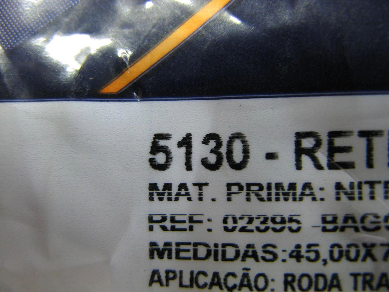 RETENTOR CUBO RODA TRASEIRA BRASEIXOS 45X73,10X13MM GM A/C/D-10/20 85/ FORD F-1000