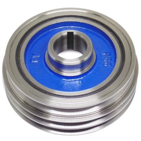 POLIA DO VIRABREQUIM - DAMPER - TRIPLA 1 PISTA EM V 13A / 2 PISTAS EM V 10A - MITSUBISHI PAJERO 2.8