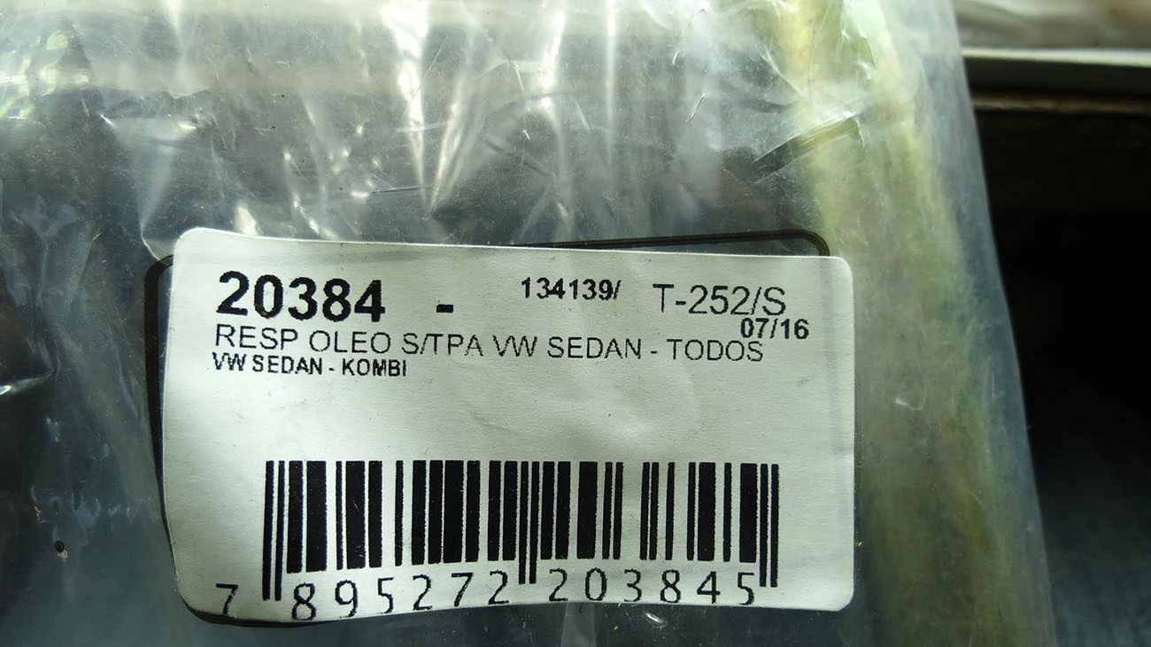 RESPIRO OLEO MOTOR VW FUSCA TODOS - KOMBI /82