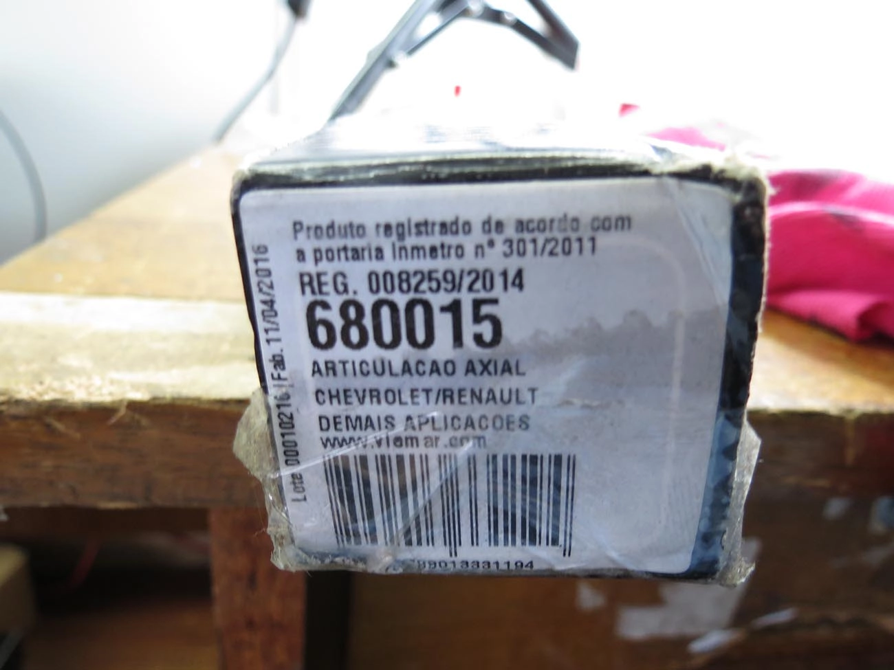 ARTICULAÇÃO/BARRA AXIAL DIREÇÃO RENAULT SPACE VAN 97/98 - TRAFIC 92/03