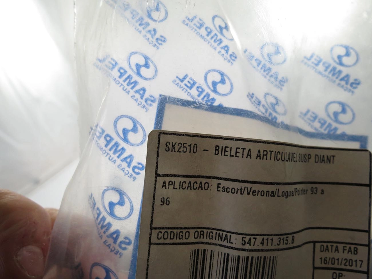 BIELETA DIANTEIRA LD/LE FORD FIESTA/KA/COURIER 96/ - ESCORT/VERONA 93/ - FOCUS 00/08 - LOGUS/POINTER
