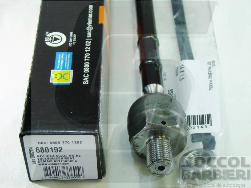 ARTICULAÇÃO/BARRA AXIAL DIREÇÃO HIDRÁULICA M14X1,5 M16X1,5 M14/M16 VW FOX 03/ POLO 02/ NOVO GOL/VOYAGE 08/