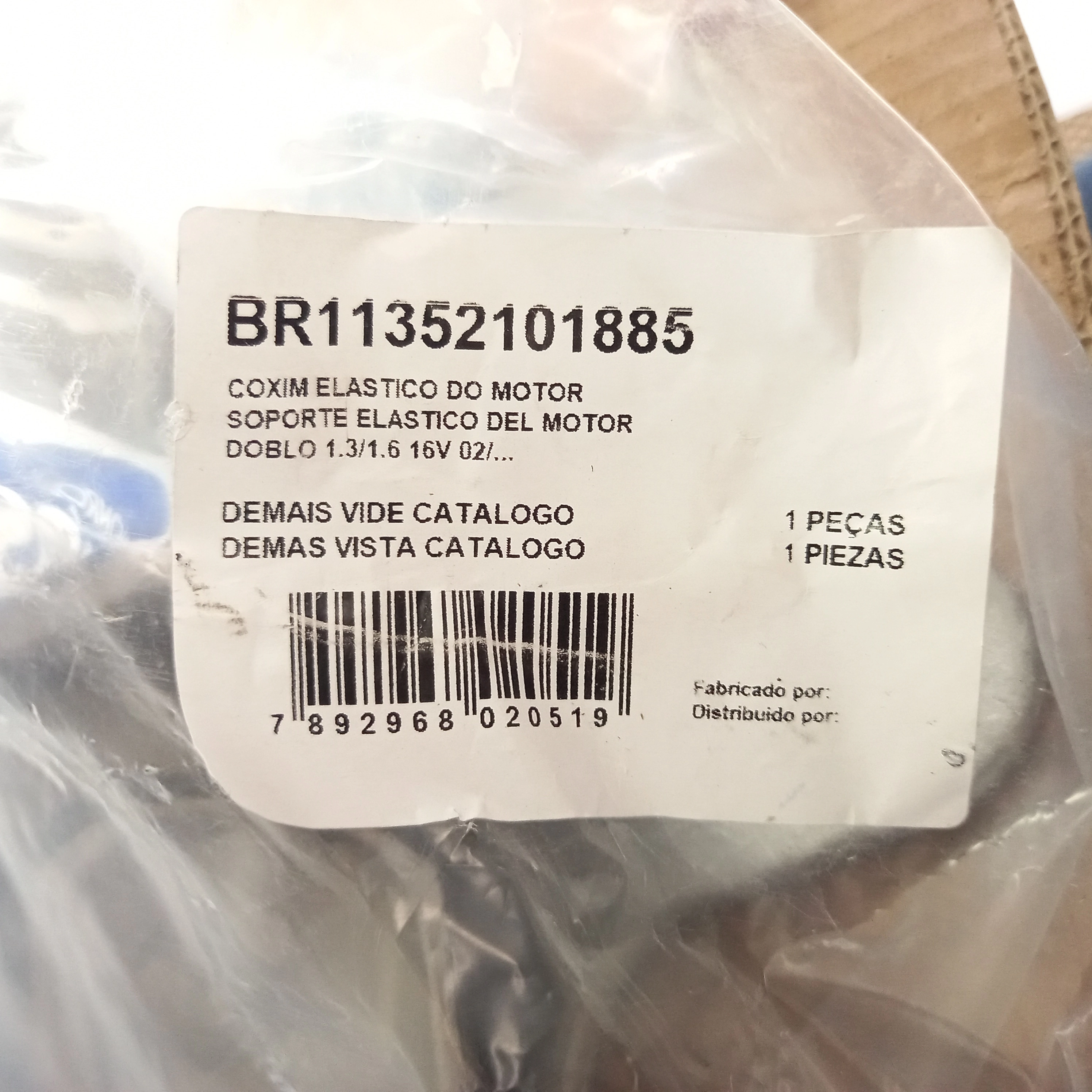 COXIM SUPERIOR CÂMBIO ESQUERDO FIAT DOBLO 1.3/1.6 16V 02/