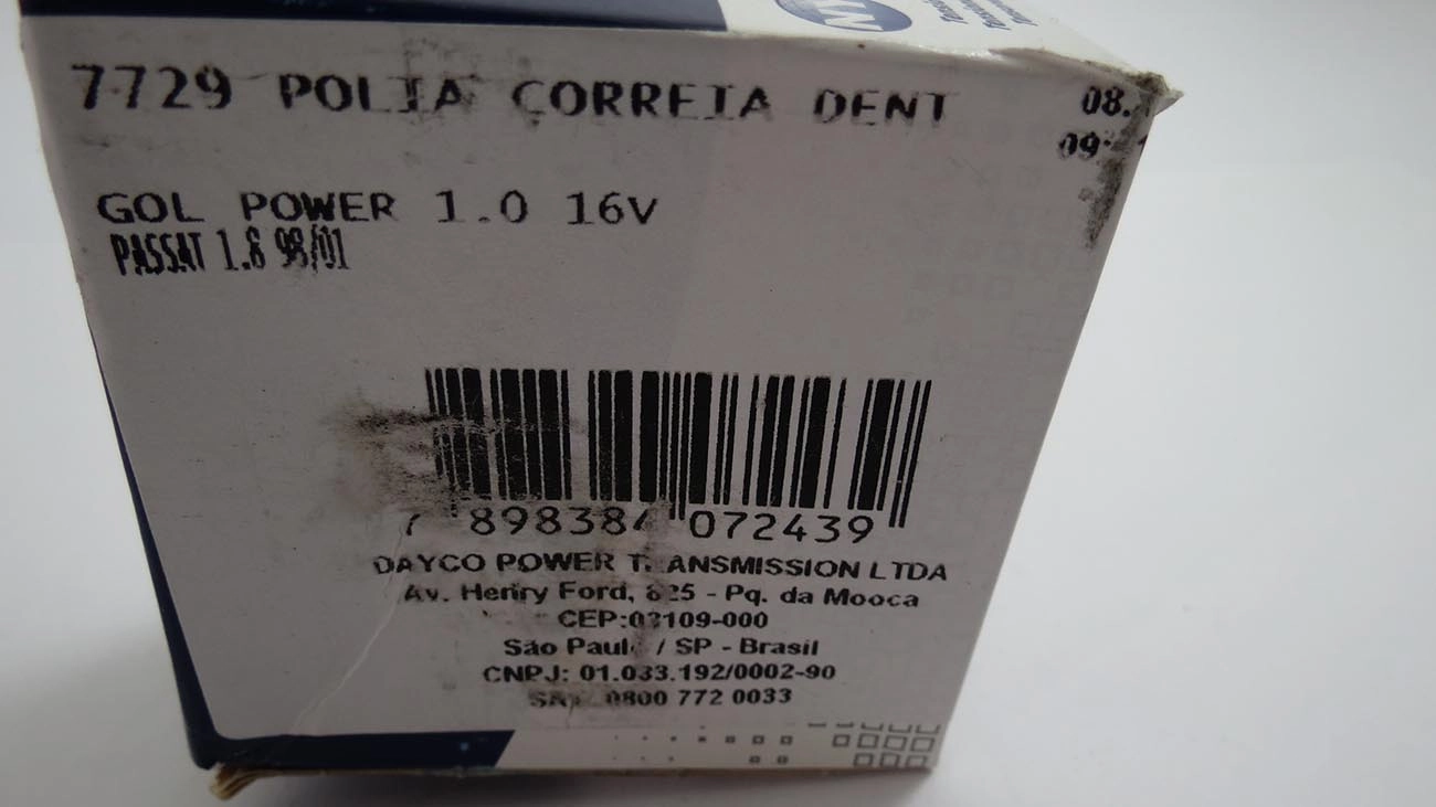 POLIA AUXILIAR CORREIA COMANDO VW GOL/PARATI 1.0 16V POWER - PASSAT 1.8 98/2001 - 8X28,3X29MM