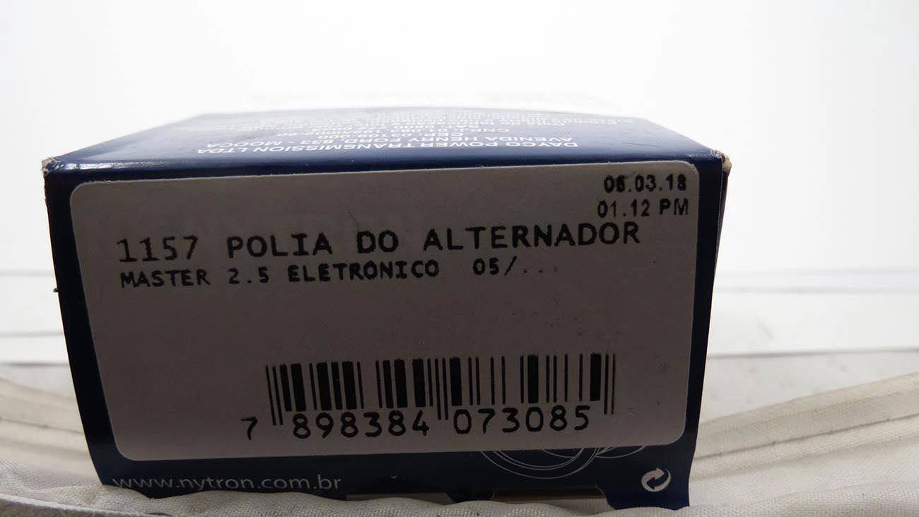 POLIA TENSOR CORREIA ALTERNADOR/TENSIONADOR AUXILIAR ACESSÓRIOS MOTOR 17X60X31MM RENAULT MASTER 2.5 2005/ ELETRONICO