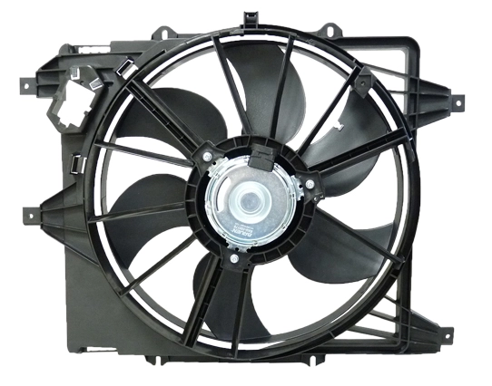 ELETROVENTILADOR RENAULT CLIO/KANGOO 96/ - LOGAN/SANDERO 07/ - SYMBOL 09/ - MEGANE/SCENIC 99/07 C/AC