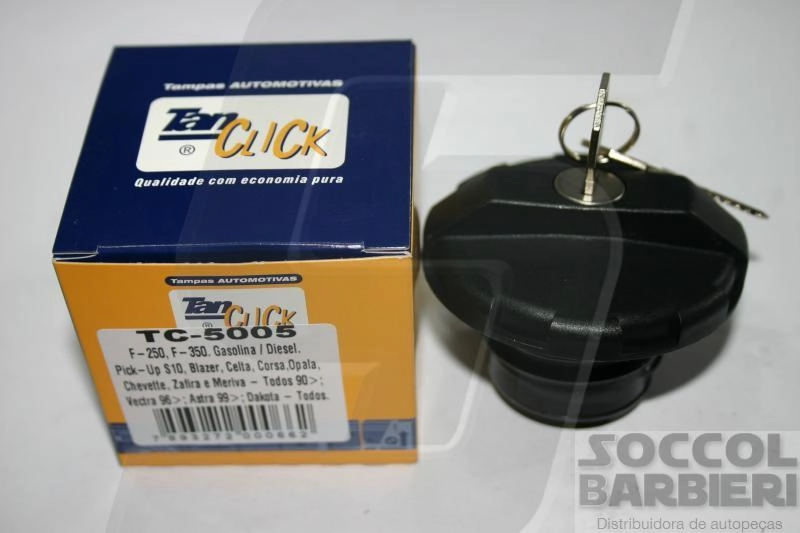 TAMPA TANQUE GM VECTRA 96/ ASTRA/BLAZER/SILVERADO 97/ MERIVA 02/ MONTANA 03/ CELTA/CORSA 00/