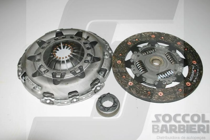 KIT DE EMBREAGEM COM ROLAMENTO VW POLO 2.0 8V 2002/20012 - 216MM 28 ESTRIAS