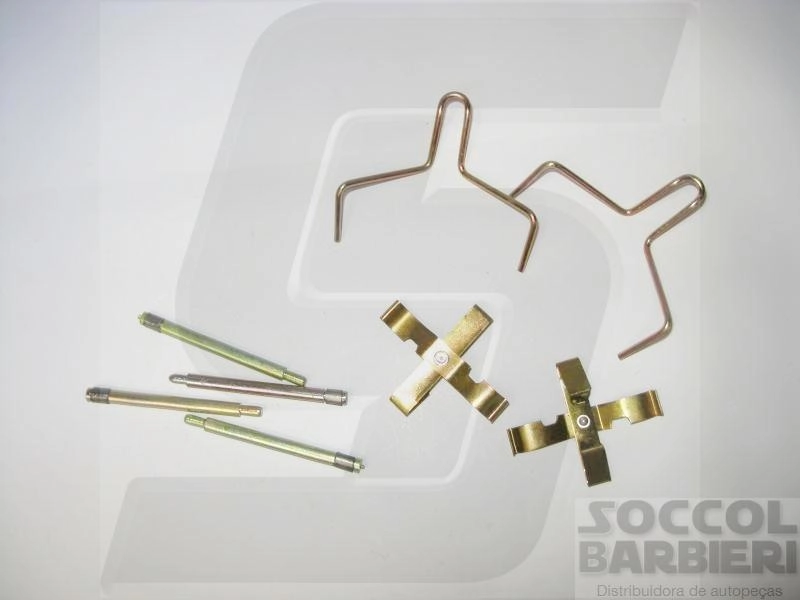 KIT/REPARO MOLAS COMPLETO FREIO A DISCO DIANTEIRO DOIS LADOS PASTILHA VW GOL/VOYAGE/PARATI/SAVEIRO 93/96 PD/43