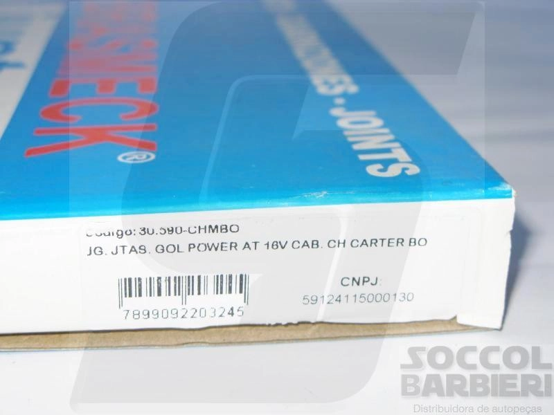 JOGO JUNTAS MOTOR SEM RETENTOR VW GOL/PARATI 1.0 16V 2002/ EA111/POWER - JUNTA CABEÇOTE METÁLICA