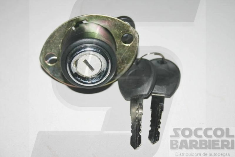 FECHADURA PORTA MALAS VW SANTANA 91/ - BOTAO PORTA MALAS C/CHAVE - MECANICO