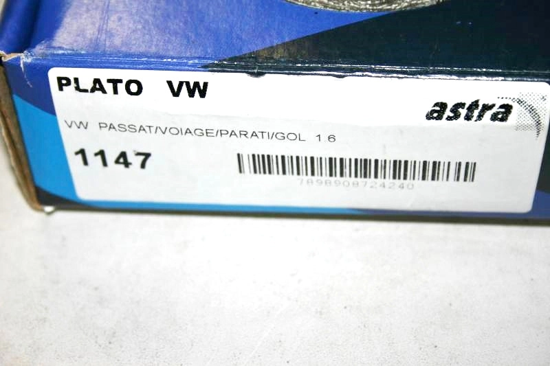 PLATO EMBREAGEM VW GOL/VOYAGE/PARATI/SAVEIRO/PASSAT AP/AE 1.0/1.6 TODOS - 190MM