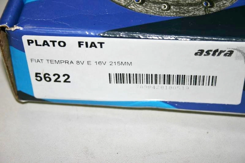 PLATO EMBREAGEM FIAT TEMPRA/TIPO 2.0 - EXCETO TURBO - 215MM