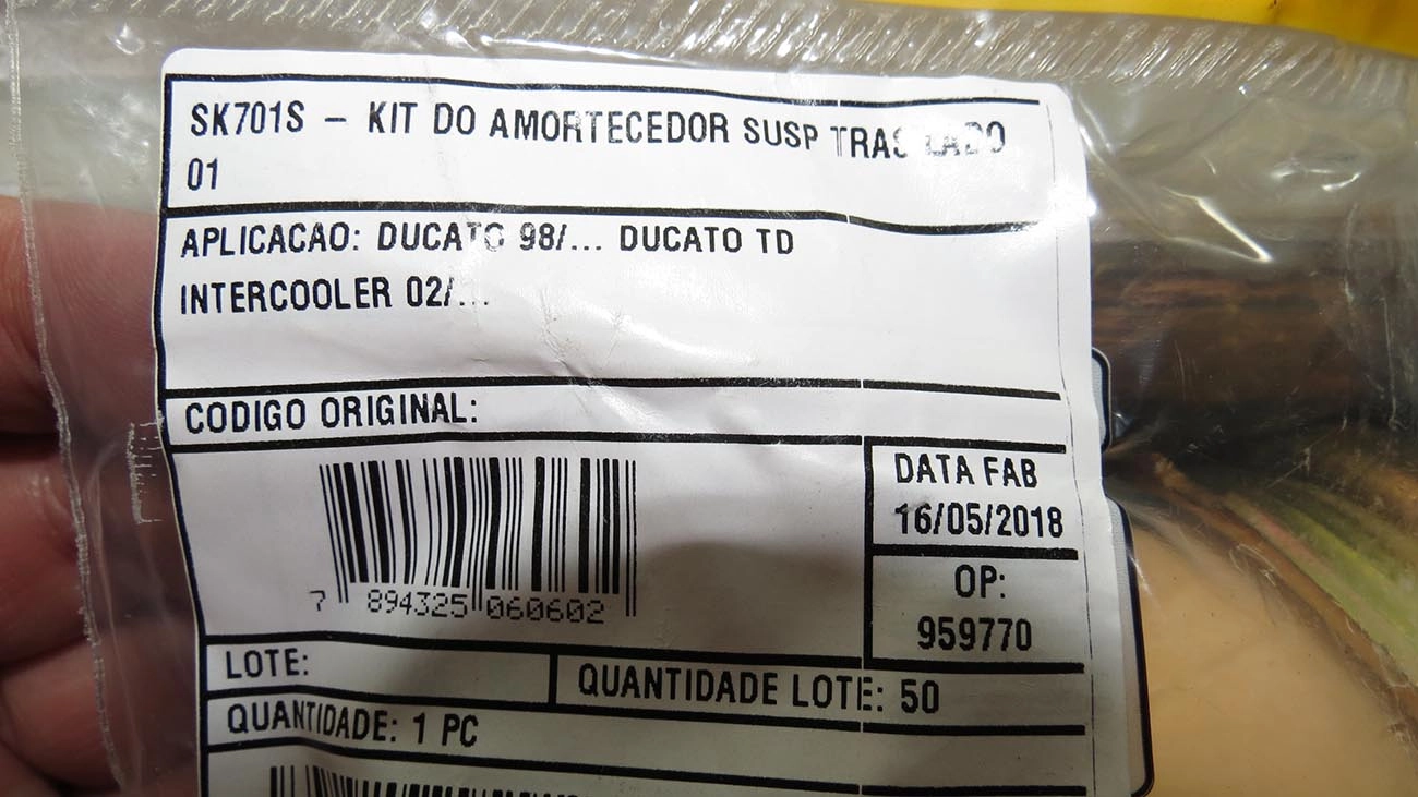 BATENTE AMORTECEDOR TRASEIRO FIAT DUCATO 97/ - CITROEN JUMPER 97/ - PEUGEOT BOXER 97/ - UM LADO
