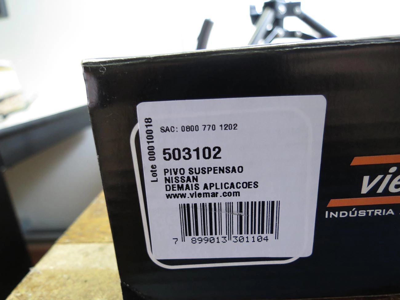 PIVÔ SUSPENSÃO SUPERIOR NISSAN FRONTIER 98/07 4X2/4X4 - XTERRA 03/08 - INÍCIO PINO 16.2MM - LD/LE