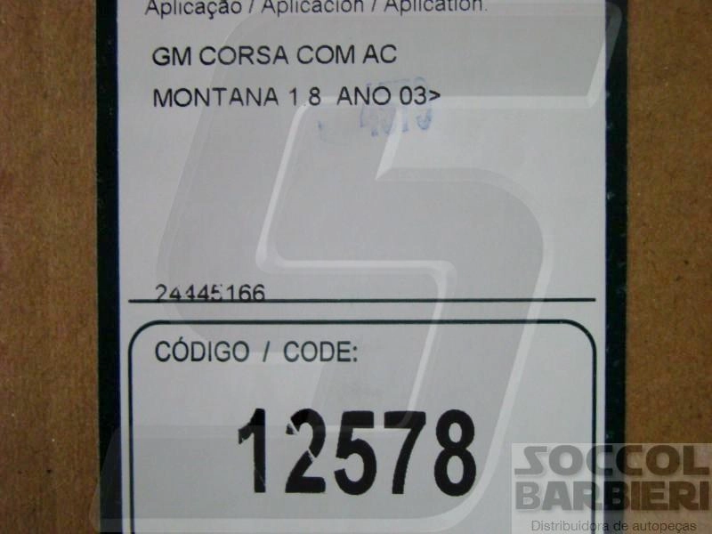 RADIADOR MOTOR BRASADO GM NOVO CORSA 1.4/1.8 8V 03/08 - MONTANA 1.8 8V 03/10 - COM ACD  539X352X27MM