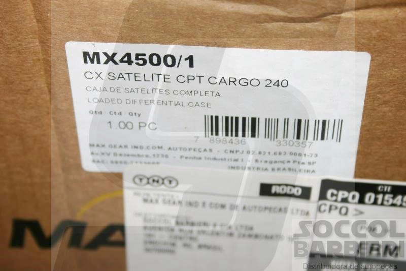CAIXA SATÉLITE COMPLETA EIXO BRASEIXOS 240 245 SATELITE VW 16.170/16.210/14.210/16.220