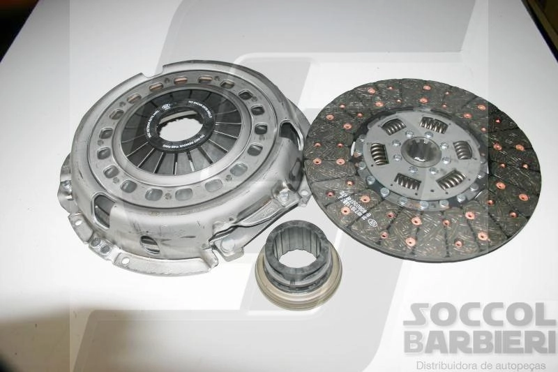 KIT DE EMBREAGEM FORD F-1000/4000/350/400 MWM /03.92 - F-2000 MWM - F-4000 FORD - 280MM 10 ESTRIAS