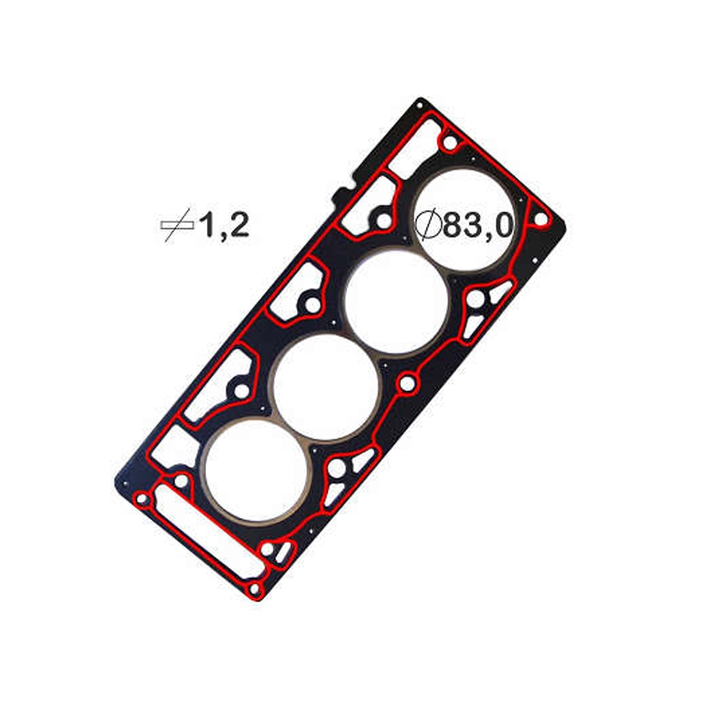 JUNTA CABEÇOTE DE FIBRA 1,20MM FORD KA/FIESTA/COURIER/ECOSPORT/FOCUS/ESCORT -  ZETEC ROCAN 1.6 8V