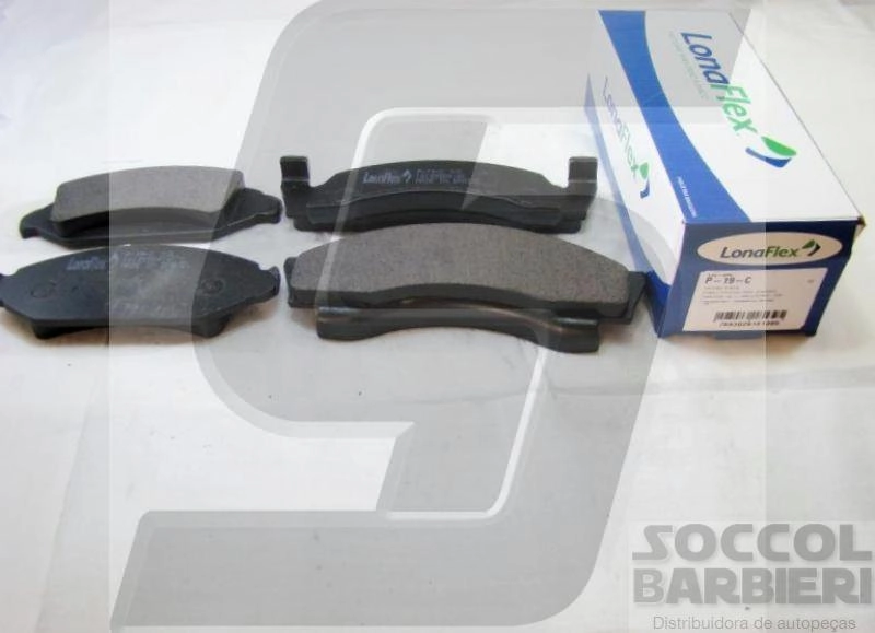 PASTILHA FREIO RODA DIANTEIRA FORD F-1000 79/94 F-2000 GM D-10/20 79/93