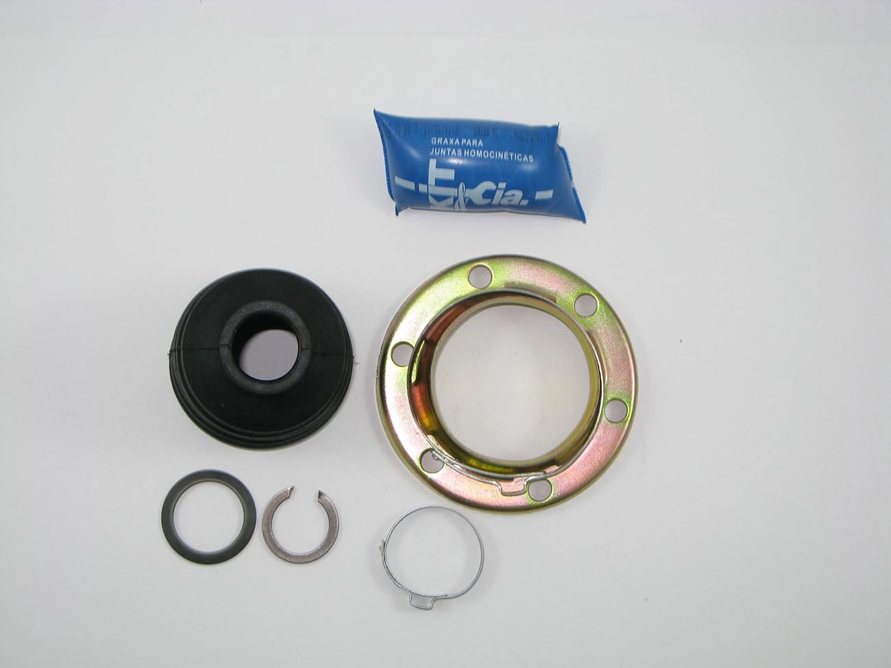 KIT REPARO COIFA HOMOCINÉTICA LADO CÂMBIO COM FLANGE VW FOX/POLO 03/ NOVO 18/ 04/ GOL G5 1.6