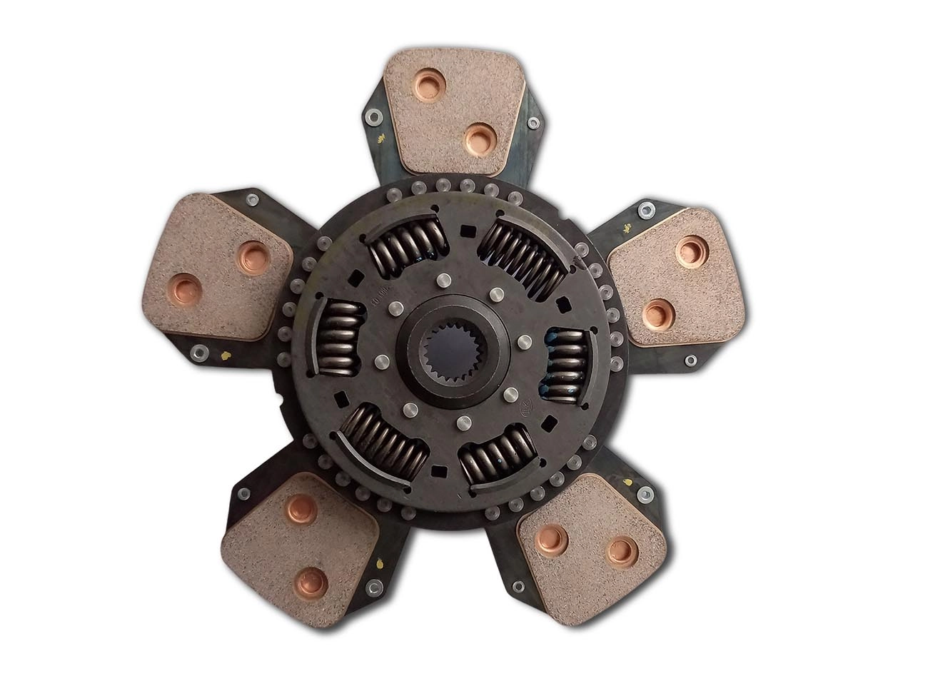 DISCO DE EMBREAGEM EXTERNO CERAMETÁLICO MF 292/297/620/630 86/ - 329MM 21 ESTRIAS 10 PASTILHAS