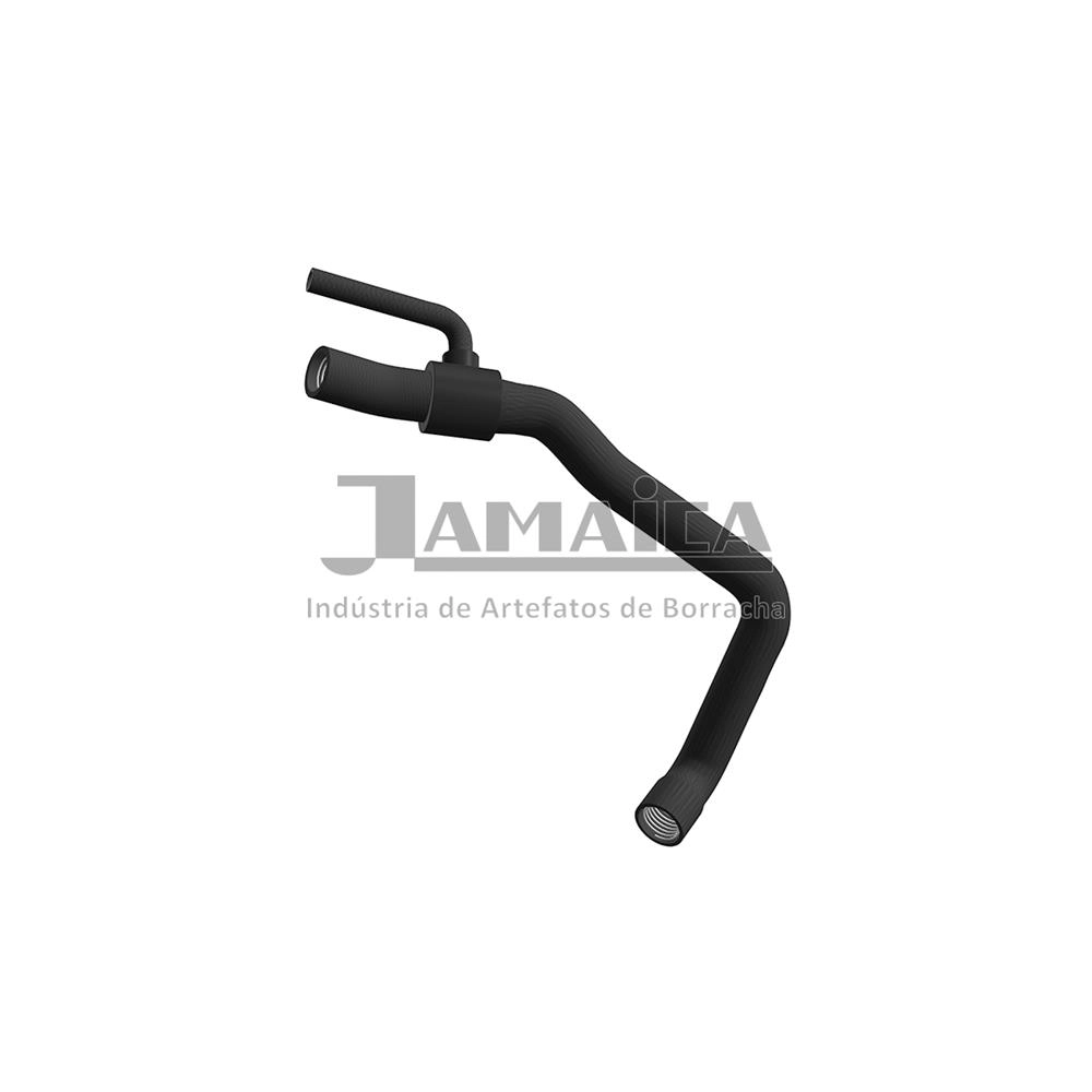 MANGUEIRA RAMIFICADA INFERIOR DO RADIADOR FORD F-1000 1993/1996 ASPIRADO MWM COM MOLA