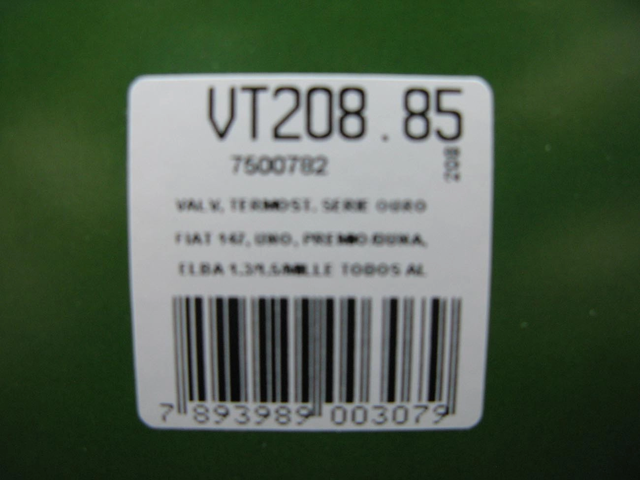 VÁLVULA TERMOSTÁTICA SÉRIE OURO ÁLCOOL VALVULA TERMOSTATICA FIAT 147/UNO/PREMIO/ELBA/FIORINO /96 ALCOOL