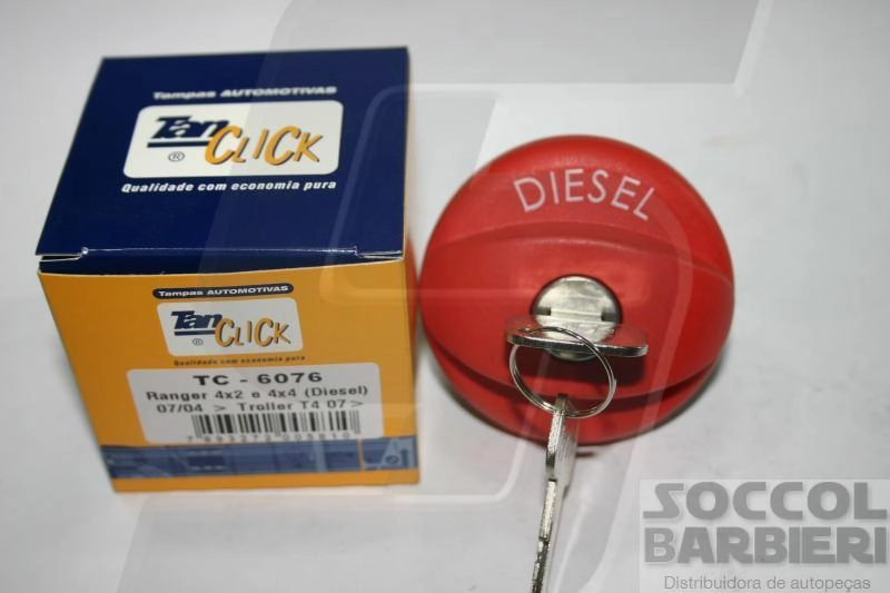 TAMPA TANQUE FORD RANGER 4X2/4X4 2004/ - TROLLER T4 2007/ - VALVULADA