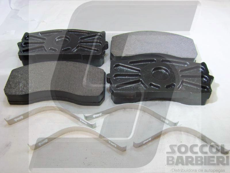 PASTILHA FREIO RODA DIANTEIRA OU TRASEIRA MB ACCELO 1016 915C 2004/ SISTEMA KNORR