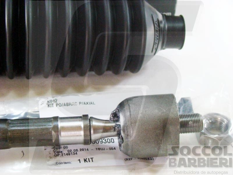 ARTICULAÇÃO/BARRA AXIAL DIREÇÃO COM COIFA DIREITA/ESQUERDA FORD CORCEL/BELINA/DEL REY/PAMPA TODOS