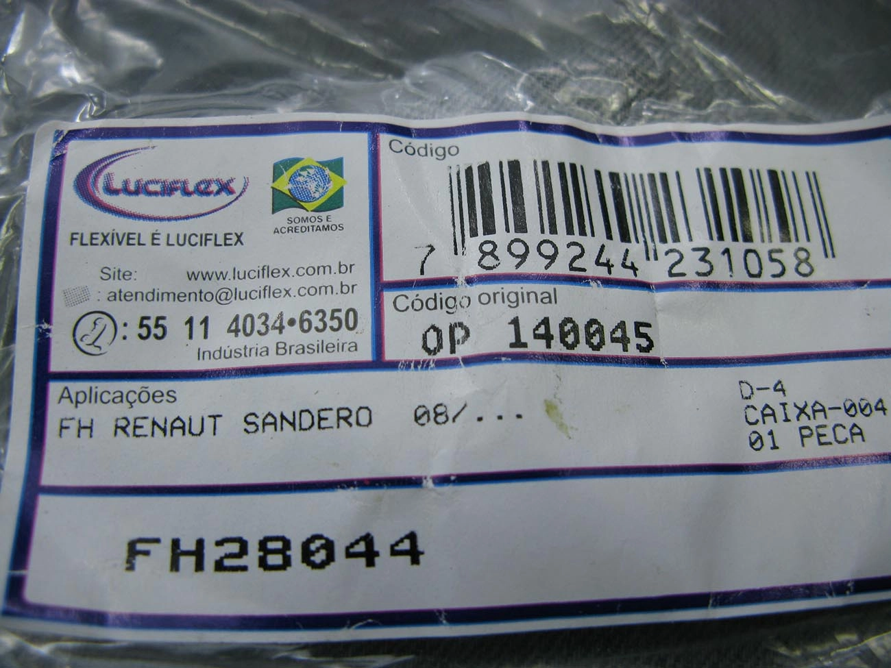 FLEXIVEL FREIO RENAULT SANDERO 2008/ - TRASEIRO