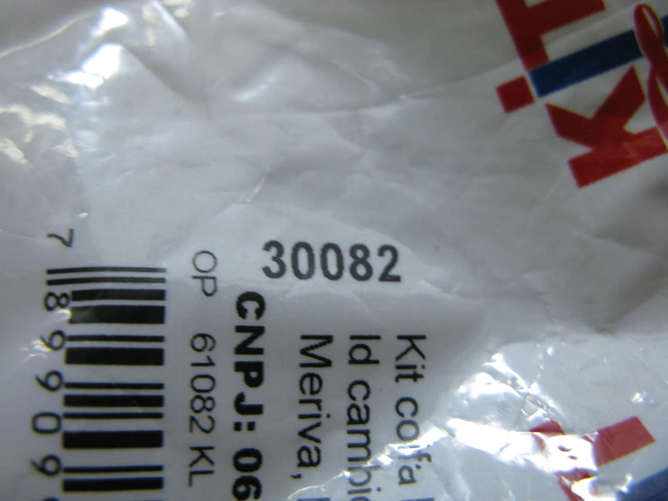 KIT REPARO COIFA HOMOCINÉTICA LADO CÂMBIO GM ASTRA/ZAFIRA/MERIVA/MONTANA