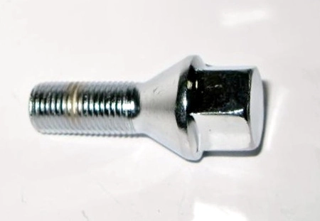 PARAFUSO RODA CROMADO DIANTEIRO/TRASEIRO PEUGEOT/CITROEN DIVERSOS - M12X1,25X24MM CHAVE 17