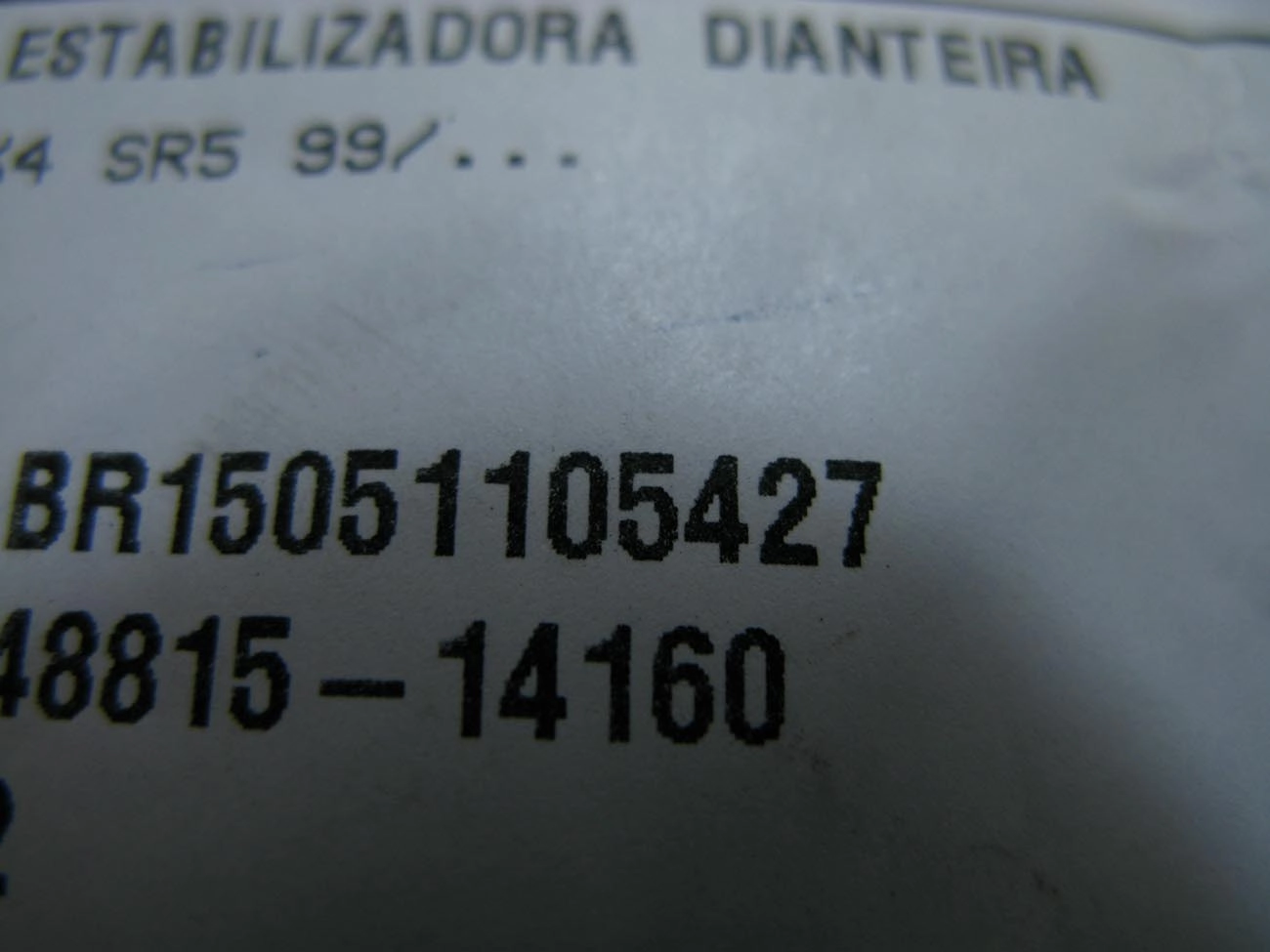 BUCHA ESTABILIZADOR DIANTEIRO TOYOTA HILUX 1999/2004 4X4 - FURO 25MM