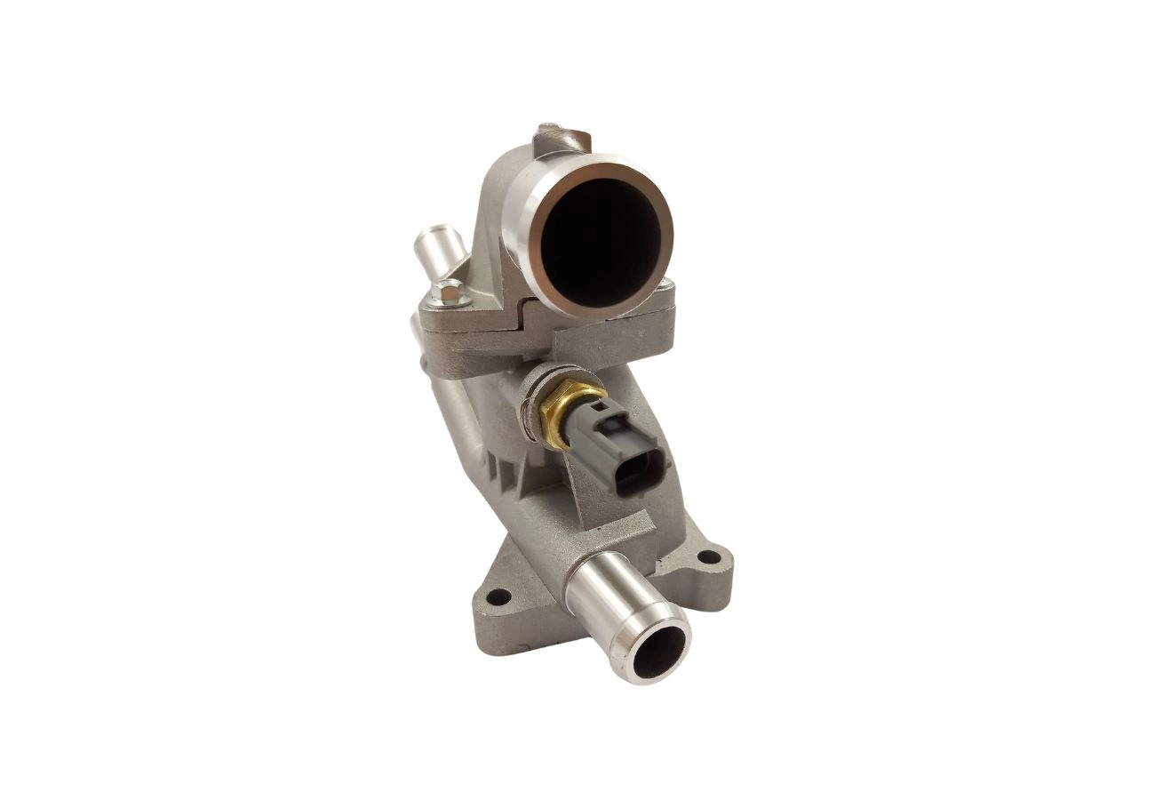 VÁLVULA TERMOSTÁTICA COM CARCAÇA ALUMÍNIO FORD NOVO KA 1.0 14/ 3 CILINDROS - COM SENSOR