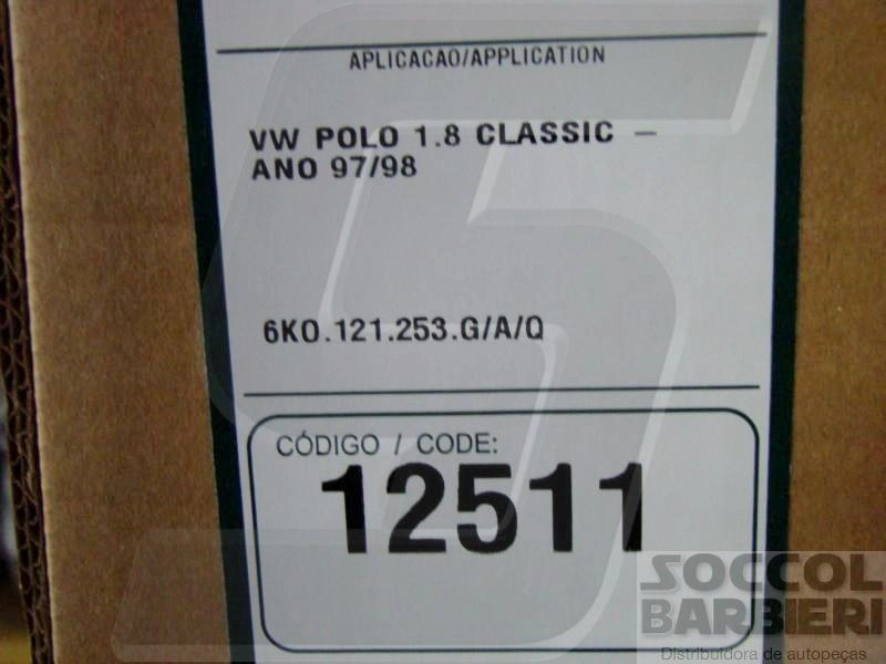 RADIADOR MOTOR SEM AR CONDICIONADO VW POLO CLASSIC 1.8 97/98 - SEAT CORDOBA/IBIZA/INCA 1.8 97/98