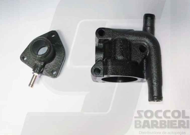 CARCAÇA VÁLVULA TERMOSTÁTICA ALUMÍNIO FORD MONDEO 98/99 - ZETEC 16V - COM TAMPA