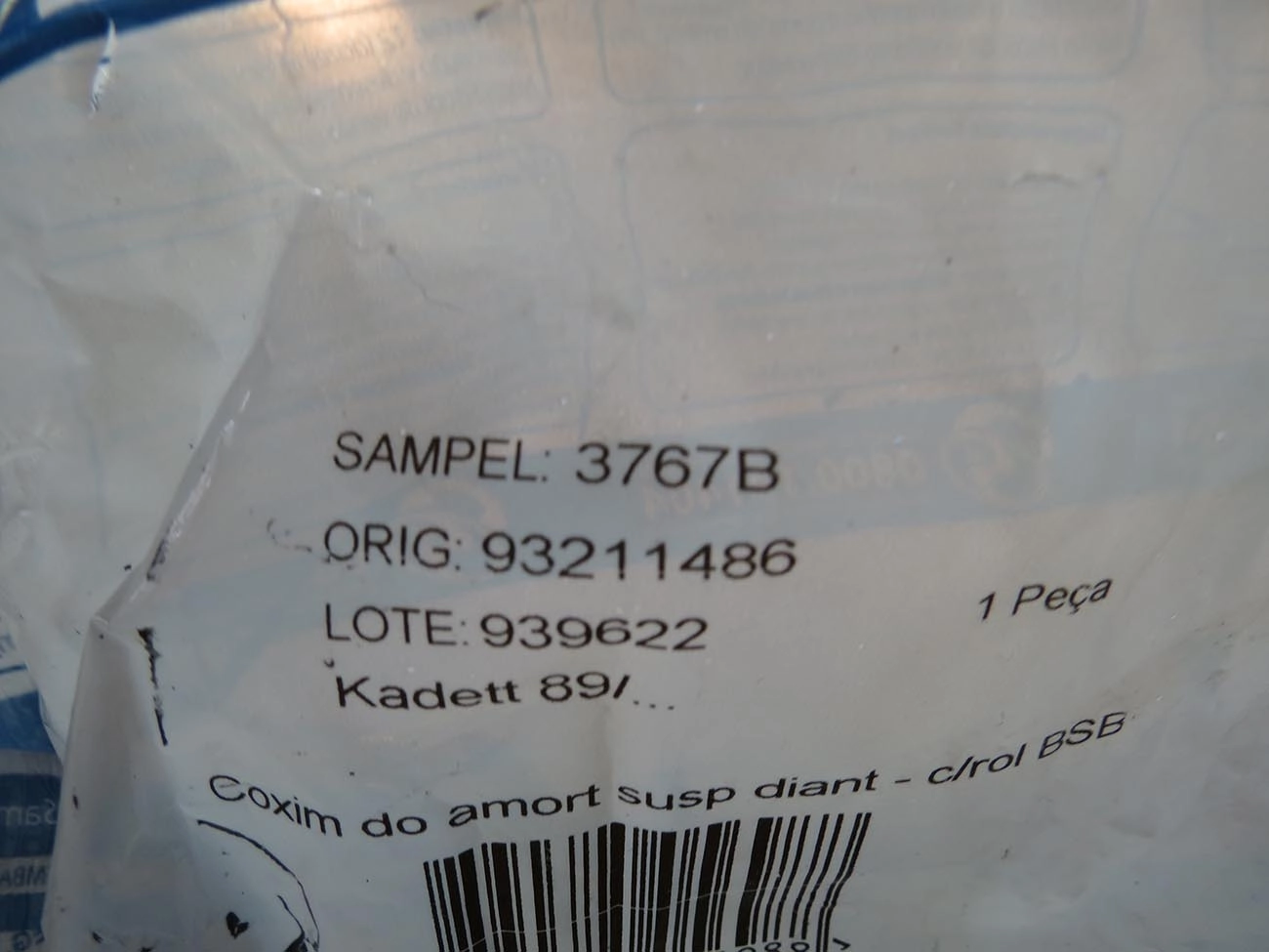 COXIM AMORTECEDOR GM KADETT/IPANEMA 89/98 - DIANTEIRO C/ROLAMENTO BSB