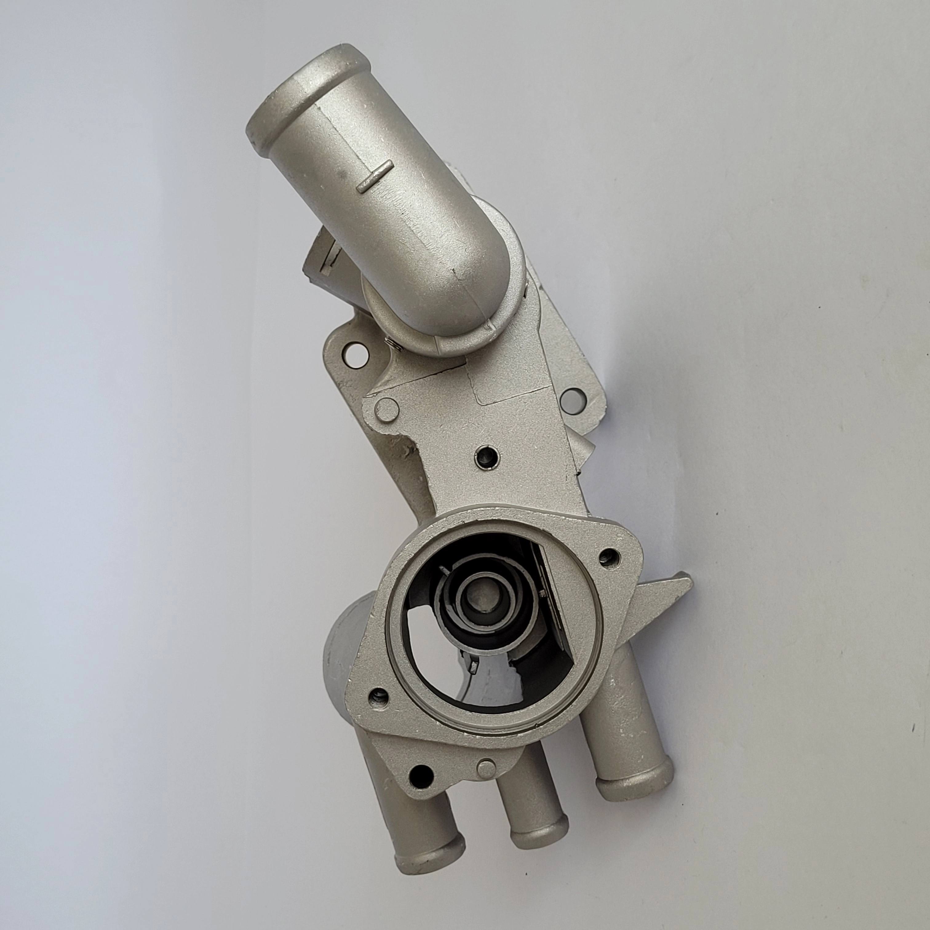 CARCAÇA ALUMÍNIO COM VÁLVULA TERMOSTÁTICA VW GOL POWER 02/ - FOX/POLO/GOLF 02/ - NOVO GOL/