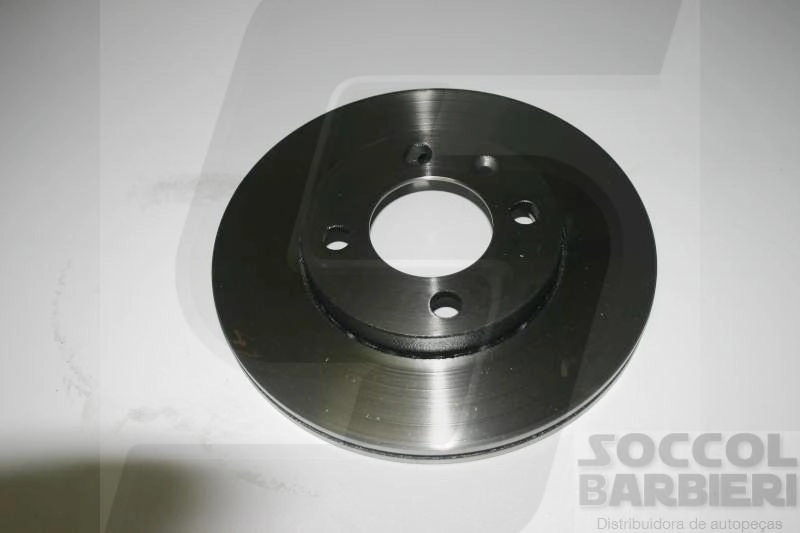 DISCO FREIO DIANTEIRO VENTILADO 239MM 4 FUROS VW NOVO GOL/VOYAGE 1.0 2008/ ARO 13