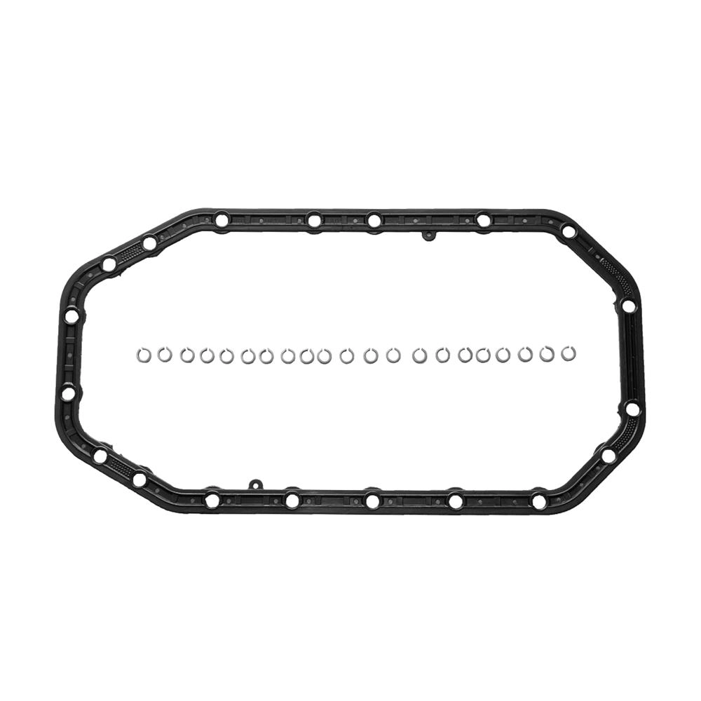 JUNTA CÁRTER MOTOR BORRACHA MOLDADA/ALMA METÁLICA BORRACHA/METAL VW FOX 03/ GOL/GOLF 99/ KOMBI 06/ PARATI 97/ POLO 02/