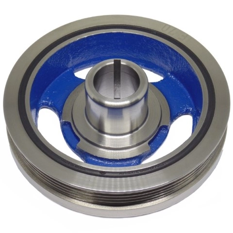 POLIA DO VIRABREQUIM GM S-10 2.5 16V 2015/ - EQUINOX 2.0 16V TURBO 2017/ -  DAMPER SIMPLES 5PK