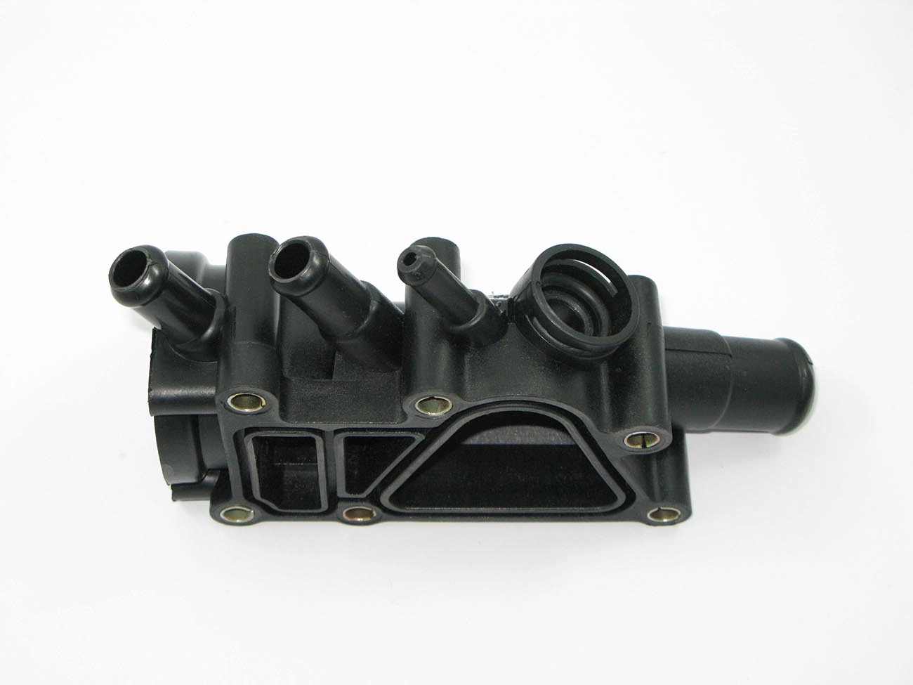 CARCAÇA/FLANGE PLÁSTICO VÁLVULA TERMOSTÁTICA CAVALETEDE DISTRIBUIÇÃO ÁGUA MOTOR ZETEC ROCAN FORD KA/FIESTA/NOVO FIESTA/COURIER 99/ FOCUS 1.6 03/