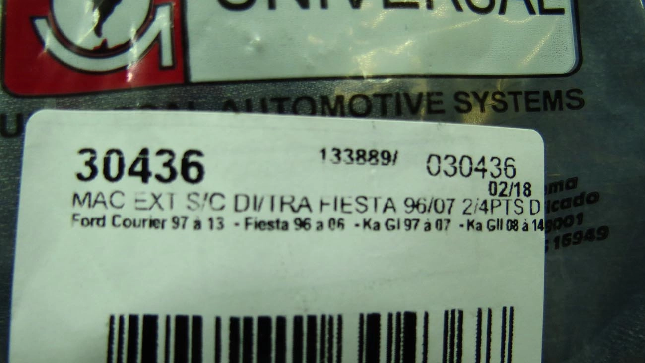 MACANETA EXTERNA FORD FIESTA/KA 96/ DIANT/TRAS - DIREITA