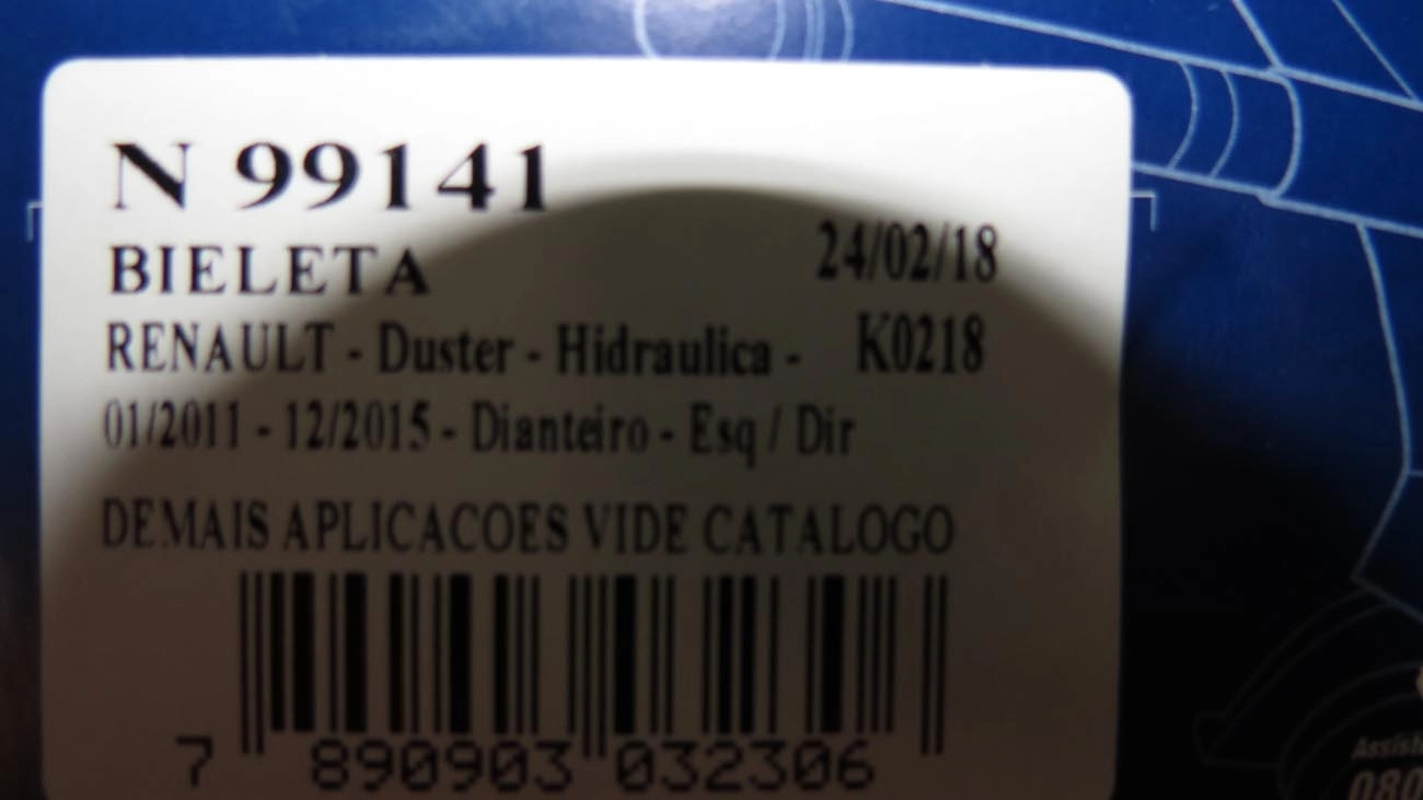 BIELETA DIANTEIRA LD/LE RENAULT DUSTER 11/20 - OROCH 16/20 - CAPTUR 18/20