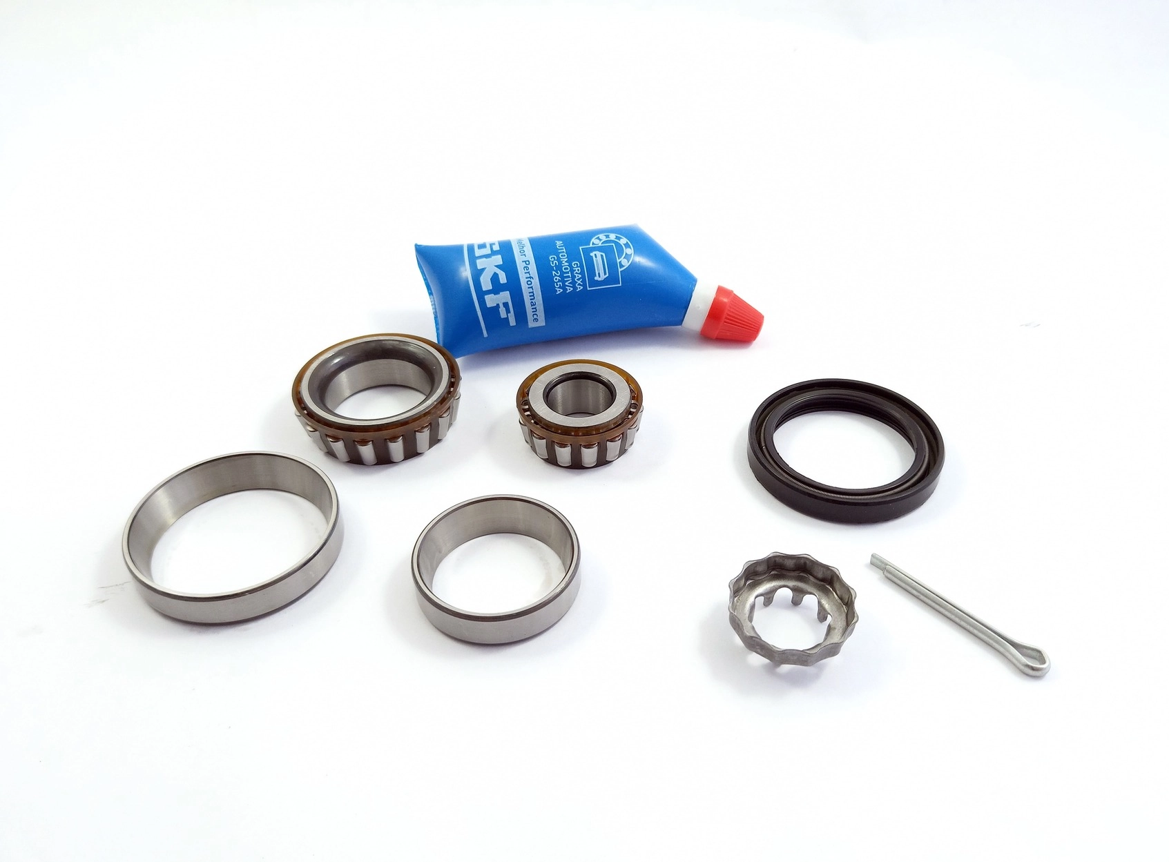 KIT ROLAMENTO CUBO RODA TRASEIRO FABRICADO BRASIL VW GOL/VOYAGE/PASSAT/PARATI/SAVEIRO/SANTANA