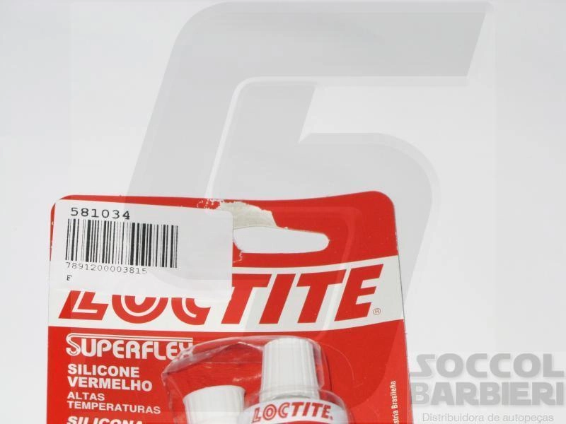 ADESIVO VEDANTE DE SILICONE SUPERFLEX VERMELHO - 55 GRS - ACETICO - CAIXA COM 12