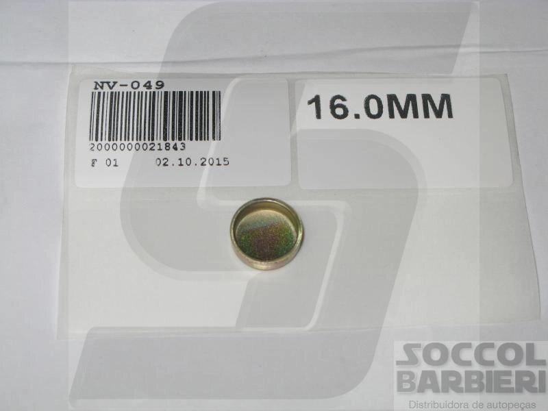 SELO MOTOR 16.0 MM VW COLETOR ADMISSAO